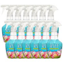 샤프란 꽃담초 섬유 탈취제 연꽃향 1+1, 400ml, 6개