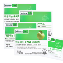 스키니랩 애플페논 풋사과 다이어트 8주분 4박스 식물성 폴리페놀 체지방 헬스밸런스, 4개, 상세페이지 참조
