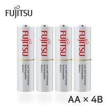 후지쯔 스탠다드 AA 충전지 2000mAh, 4개입, 4개