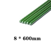 활대 한랭사 비닐하우스 강선 미니 터널 3크기 정원 격자 등반 식물 지원 농업 온실 원예 기둥 플라스틱 코, 01 8 x 600mm_01 12PCS