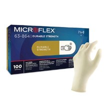 청소용품다몰 안셀 마이크로플렉스 63-864 라텍스 글러브 100매, XL, 특대(XL) 이상