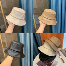 레더무드벙거지 가죽 버킷햇 플로피햇 페도라 패션천만의쇼핑