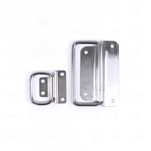 고급 스텐 스테인리스 스틸 접이식 핸들 고리 산업용 서랍장 철 박스 손잡이 DIY 문 서랍 캐비닛 설치 함손잡이 공구함 사이드핸들, A 소형, 1개
