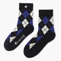 여성 아가일패턴 미들삭스, FR