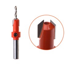 초경팁 이중기리 3.0 x 8mm 사라 접시 기리 드릴 비트, 1개