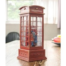 공중전화 Led 워터볼 오르골 무드등 연인 커플 선물