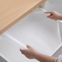 온장고 음료온장고투명 서랍 선반 라이너 방수 옷장 플레이스 매트 가정용 캐비닛 내유 미끄럼 단열 패드, 01 Clear_02 45x150cm