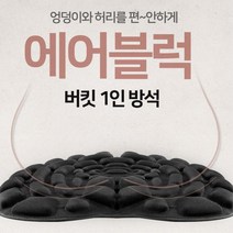 장시간운행 방석 공무원 재수생 수능 화물차기사 소형 준중형 장거리운행, 블랙