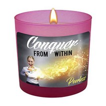 Conquer from Within - What she Tackles.She Conquers Gift for Inspirational Women - 11 oz Natural Soy, 1