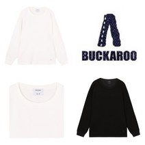 버커루 NC02 남성 16수 와플조직 루즈핏 긴팔 티셔츠 B215TS330P