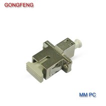광통신 랜선 장치 케이블 광섬유 커넥터 LC-SC 단일 모드 APC MM 금속 어댑터 광파워 미터용 플랜지 커플, 06 MM PC_01 라인 커넥터