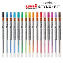 유니 시그노 스타일핏트 젤잉크 리필심 UMR-109 0.38mm, 2개입, 오렌지