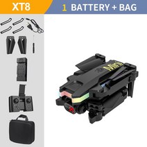바다 원투 낚시 미끼 투척기 드론 2023 새로운 xt8 미니 4k 전문 hd 카메라, 블랙 카메라 없음 1b