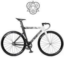 2022 콘스탄틴 어베인 픽시자전거 100%조립, 54, 앞/뒤 브레이크 장착, 유광블랙