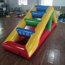 에어바운스 자이로 팽이 에어풍선 놀이 바이킹, 삼각형 사다리