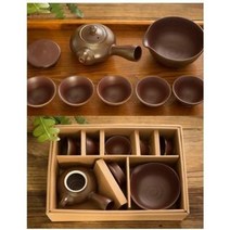 국산 5인 다기세트 다도 전통찻잔 교육용 박스포장 선물세트