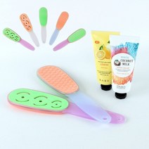 셀럽하우스 마칼루 양면 각질제거기2개+핸드크림 1개색상랜덤발송, 기본상품