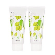 VC12 100% 호주산 600 000ppm 카카두플럼 피부진정 멜라닌 생성억제 항산화 비타민C 기미크림 알파, 2개, 60ml