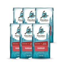카리부 마호가니 다크 로스트 그라운드 커피 12oz Caribou Mahogany Dark Roast Ground Coffee, 6팩