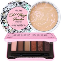 컬러딥 오 매직 마블 파우더 팩트 본품+섀도우팔레트