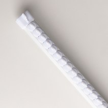 엘르자인 [엘르자인] 부드러운 저소음 화이트 커튼레일, 12자(250cm~360cm)