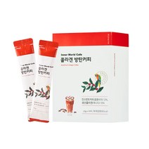 [이너월드카페] 콜라겐 방탄 커피 저탄고지 키토제닉 마시는 다이어트 피부 탄력 15g*15T / 에코보틀 증정, 1개, 15g