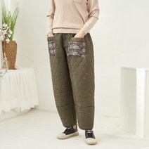 마미소 후끈후끈 솜바지 겨울 엄마옷 할머니옷 빅사이즈 4060 마담 중년여성 옷