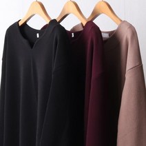 시드마켓 루비 트임넥 긴팔티 111F741S 빅사이즈 여성