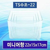 테라리움 미니어항(22X15X17cm)TS-22/미니수조 수초 구피어항