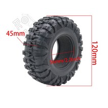 1.9/2.2 인치 고무 타이어 1.9 휠 1/10 RC 크롤러 TRX4 TRX6 축 SCX10 II III 글래디에이터 90046 RBX10 레이스, [19] K 1PCS, 19 K 1PCS