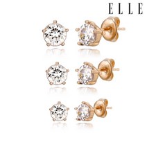 엘르주얼리 14K 퀸 포인트 귀걸이 (gold filled) ELGPEE361