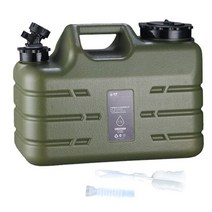 청수통 노지캠핑 캠핑물통 대용량 카라반 이동식 3 In 1 캠핑 물 저장 11L 자동차 캐리어 탱크 수도꼭지 야외 하이킹 낚시 물통, 없음, Green