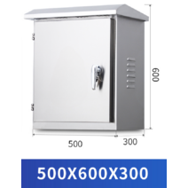 배전함 CCTV 함체 야외 스테인레스 스텐 분배 상자 통신 방수 설치 전기 제어함 박스, 500x600x300mm 201스테인레스