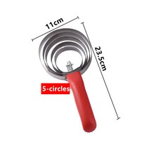 4/5/6-Circles 카레 빗 청소 브러시 금속 말 그 루머 스크레이퍼 편안한 강철 가축 말을위한 톱니 모양의 1