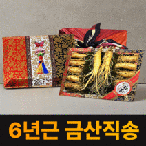 인삼 6년근 원수삼 난발삼 선물세트 금산인삼 수삼 호랭이삼, 2호 대  750g