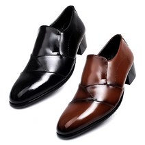 앵난이네 남성 +7cm 키높이 펀칭 슬립 정장구두 드레스구두