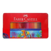 파버카스텔 수채 색연필 틴케이스, 1세트, 100 Colours