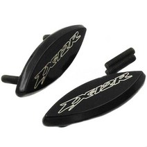 2000-2006 01 02 03 04 05 가와사키 닌자 ZX-12R zx12r 백미러 블록베이스 플레이트 오토바이 블랙/크롬, 02 Black