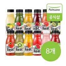 [G][풀무원] 아임리얼 주스 190ml 12종 8개 골라담기 (딸기 수박 오렌지 그린키위 외), 09. 케일앤키위 8