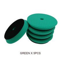 폴리셔 광택기 자동차 디스크 인치 자동 폴란드어 패드 바디, 14.Green x5pcs - 5lnch Backer