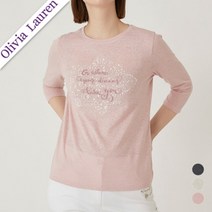 [올리비아로렌] 7부린넨 티셔츠 VOBALYM3131