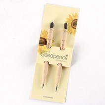 싹이나는 몽당 씨앗연필 2P, 허브바질