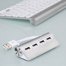 알루미늄 USB 2.0 허브 멀티 분배기 어댑터 4 포트 고속 미니 다중 Usb2.0 확장기 PC QXNF 용