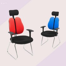 직장인 회사 회전형 머리받침 메쉬원단 암체어 대기 교회 주니어룸 오피스, 퍼플