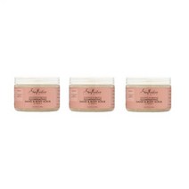 모공크림 BL Shea 촉촉한 Coconut&Hibiscus Hand & 바디 스크럽 12 온스(1온스=약30g) X 3 Counts