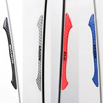 [가오] 올뉴 더뉴 싼타페 TM 레터링 에폭시 도어가드 문콕 방지 보호 몰딩 튜닝 장식 용품, 레드카본(4P)