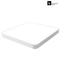 [LIGHTING EVER] LED 심플화이트 120W 통일체형 거실등, 주광색