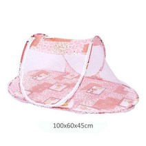 아기 침구 침대 그물 접이식 아기 모기장 침대 매트리스 베개 0-3 세 어린이용 3 피스 한 벌, 03