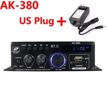 Woopker 채널 2.0 HIFI 블루투스 홈 디지털 자동차 베이스 AK170, 13.AK-380 With US Plug