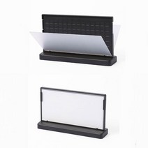 T자 가로형 아크릴 쇼케이스(20X10CM) (블랙) 아크릴받침대 장소협조공문
